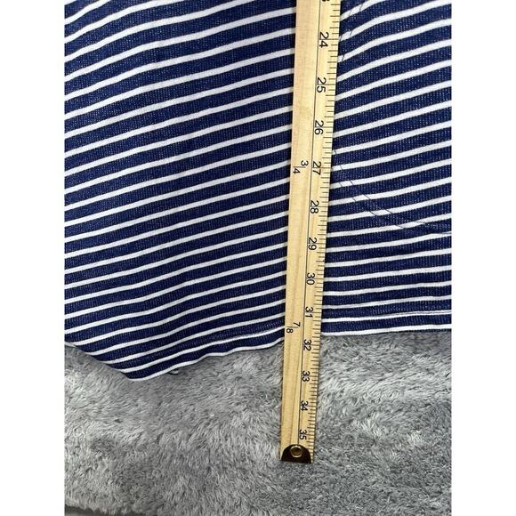 Fresh Produce Weekender Cardigan Jacket Striped Nautical Moonlight Blue Large - Picture 4 of 7